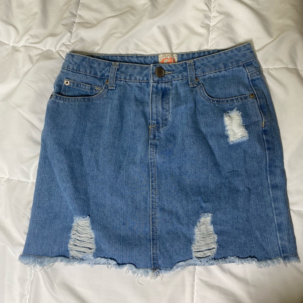 Gianni Bini Jean Skirt
